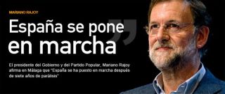 Rajoy: A pesar de los defensores de recetas del siglo XIX, "vamos a salir de esta"...en la que ellos nos metieron..
