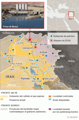 ISIS ASSESSINA: Querían volar la presa de Mosul ocasionando una catástrofe humana y ecológica sin precedentes...
